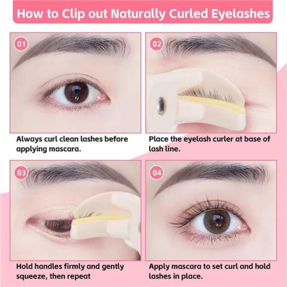 Eyelash Curlers,Eyelash Curler with 2 Silicone Refill Pads - Picture 4 of 8